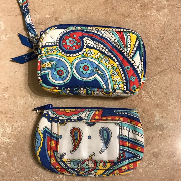 Vera Bradley Bags Vera Bradley Id Case And Zippered Wristlet Bundle